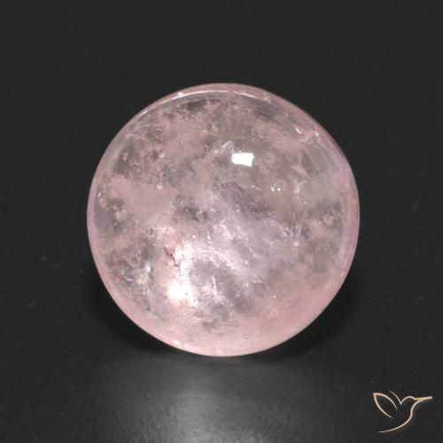 2.78 ct Pink Morganite Stone, Natural Morganite in Round Cabochon Shape for Sale