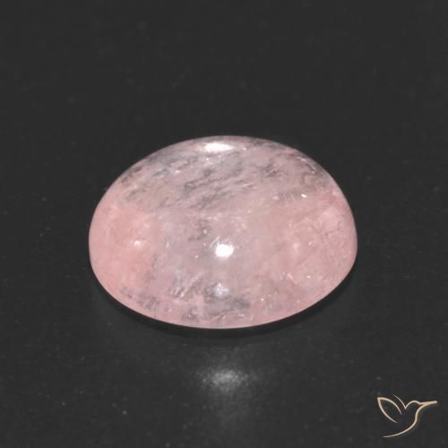 Morganite Gemstone in 9.5 mm (calibrated) Size for Sale, Morganite Stone in Light Pink Color