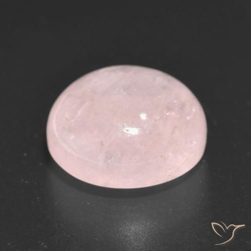 Morganite Gemstone in 12 mm (calibrated) Size for Sale, Morganite Stone in Light Peach Rose Color