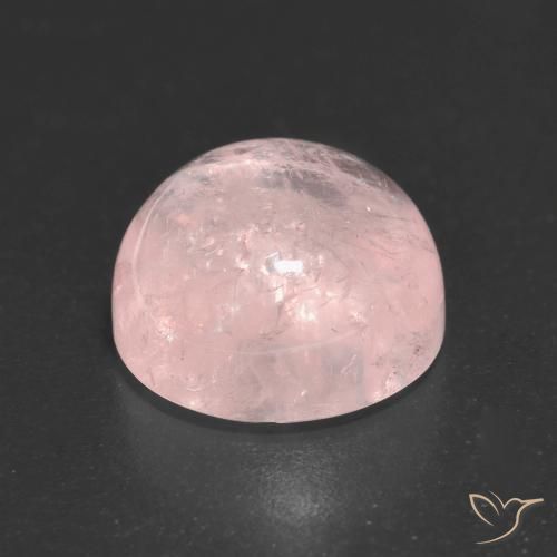 Morganite Gemstone in 11 mm (calibrated) Size for Sale, Morganite Stone in Light Coral Pink Color