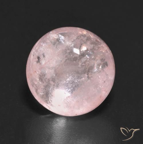 4.28 ct Pink Morganite, 9.9 mm Round Cut From Afghanistan, Photo A