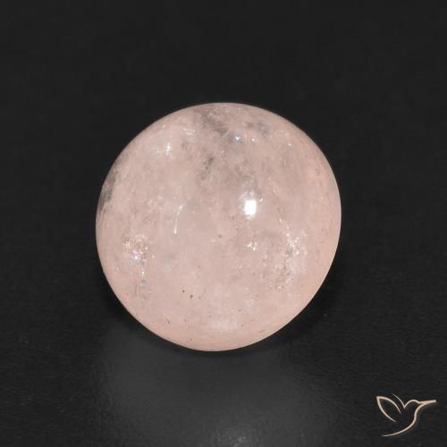 2.29 ct Pink Morganite Stone, Natural Morganite in Round Cabochon Shape for Sale
