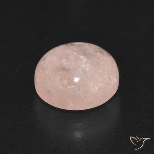 Morganite Gemstone in 8 mm (calibrated) Size for Sale, Morganite Stone in Light Pink Color