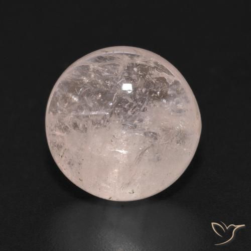3.72ct Natural Flamingo Pink Morganite, Round, Transparent