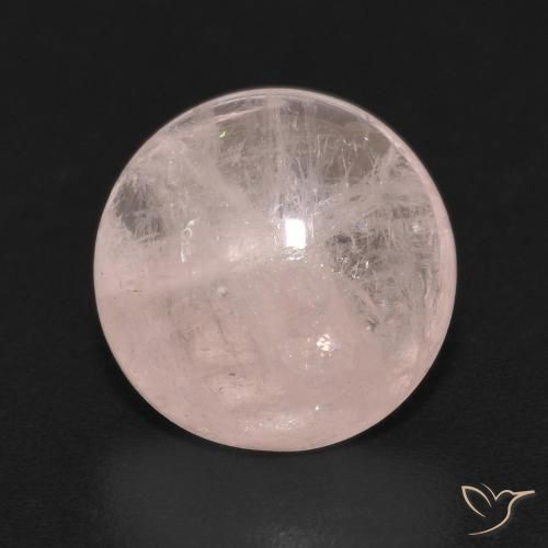 2.75ct Natural Light Pink Morganite, Round, Transparent