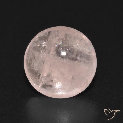 3.12ct Natural Flamingo Pink Morganite, Round, Transparent
