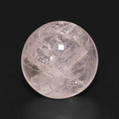 Morganite rosa taglio rotondo da 5,74 ct dall'Afghanistan, dimensione 11,8mm, pietra preziosa naturale non trattati , purezza Transparent, Morganite Cabochon rotondo da 1 pz, durezza Mohs di 7,5 - 8 adatto per gioielli da indossare ogni giorno, Photo A