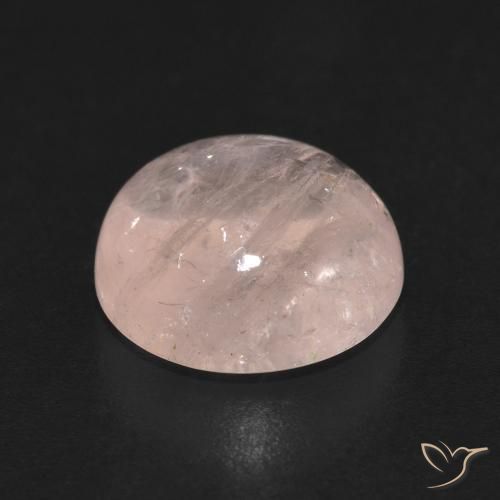 Morganite Gemstone in 10 mm (calibrated) Size for Sale, Morganite Stone in Flamingo Pink Color