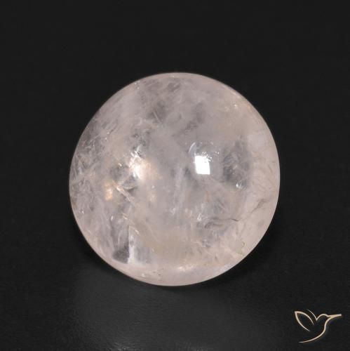 3.70 ct Pink Morganite Stone, Natural Morganite in Round Cabochon Shape for Sale