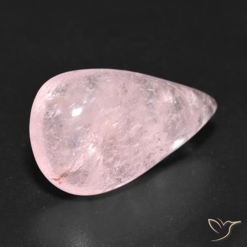 10.42 ct Pink Morganite Stone, Natural Morganite in Pear Cabochon Shape for Sale