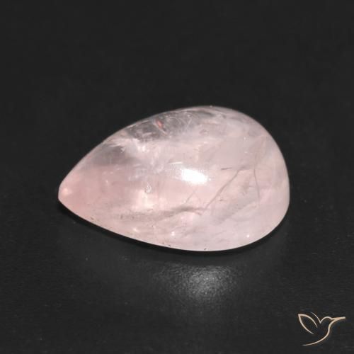 Morganite Gemstone in 12 x 9 mm Size for Sale, Morganite Stone in Light Pink Color