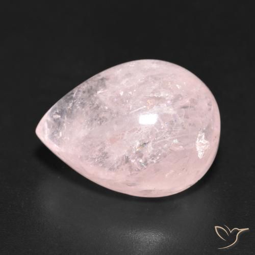 10.51ct Natural Light Pink Morganite, Pear Shape, Translucent