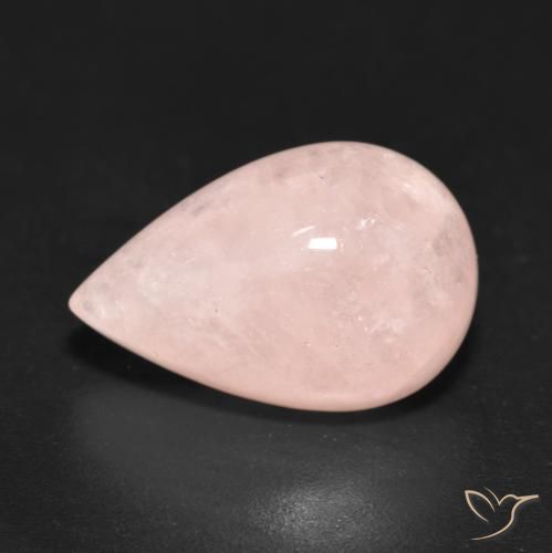 8.45ct Natural Medium Pink Morganite, Pear Shape, Translucent