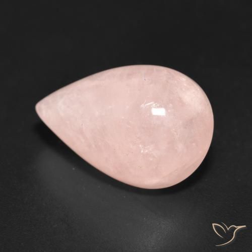 8.45 ct Pink Morganite Stone, Natural Morganite in Pear Cabochon Shape for Sale