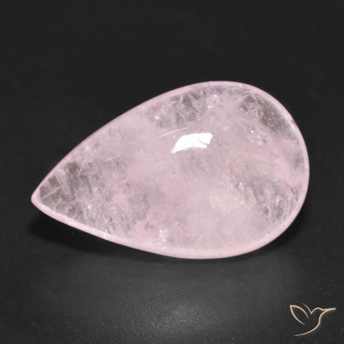 10.8 قيراط مورغانيت وردي ، <cite dir="ltr" lang="en">20.1 x 12.7</cite> ملم قطع كمثرى من أفغانستان, Photo A