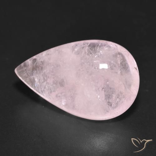 10.80 ct Pink Morganite Stone, Natural Morganite in Pear Cabochon Shape for Sale