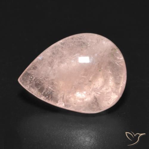 6.51 ct Pink Morganite, 15.9 x 11.8 mm Pear Cut From Afghanistan, Photo A