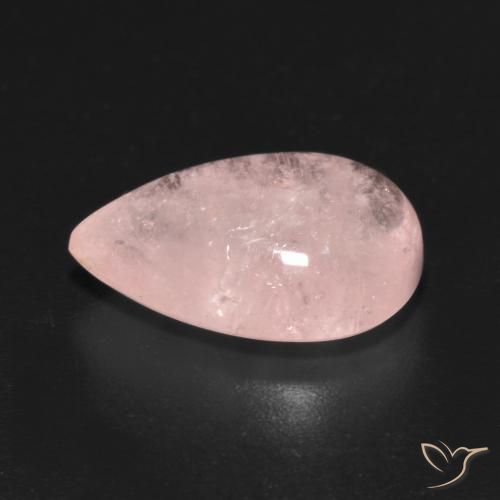 Morganite Gemstone in 15 x 10 mm (calibrated) Size for Sale, Morganite Stone in Light Rose Pink Color
