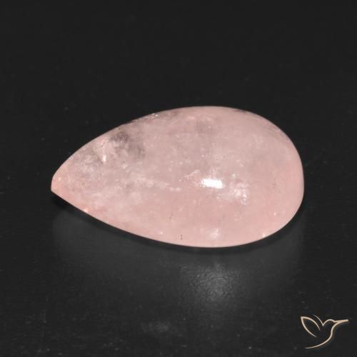 Morganite Gemstone in 15 x 10 mm (calibrated) Size for Sale, Morganite Stone in Medium Pink Color