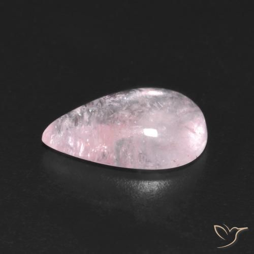 Morganite Gemstone in 12 x 8 mm (calibrated) Size for Sale, Morganite Stone in Light Pink Color