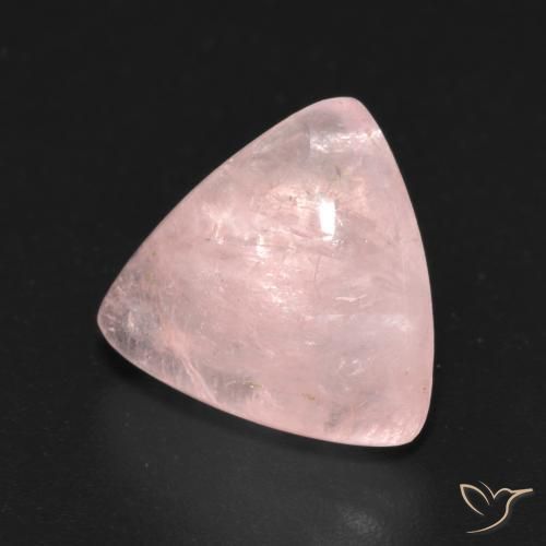 4.86 ct Pink Morganite Stone, Natural Morganite in Trillion Cabochon Shape for Sale
