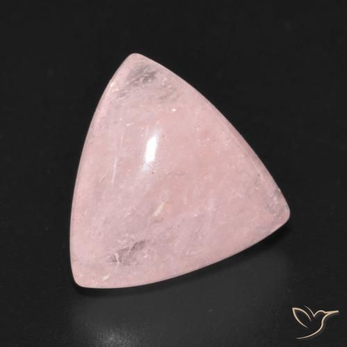 5.01 ct Pink Morganite Stone, Natural Morganite in Trillion Cabochon Shape for Sale