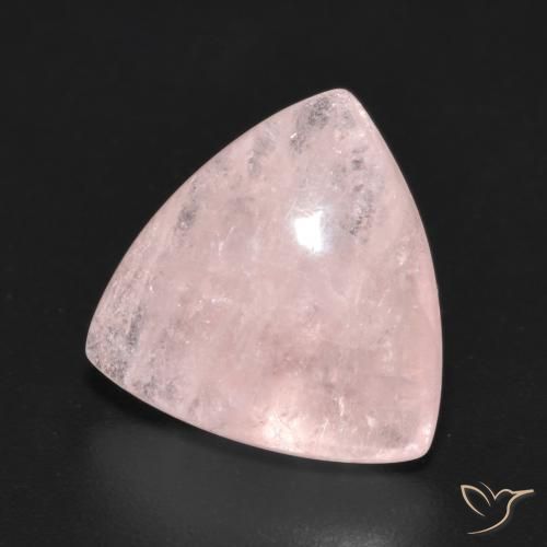 4.90 ct Pink Morganite Stone, Natural Morganite in Trillion Cabochon Shape for Sale