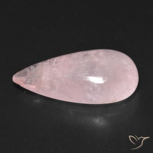 Morganite Gemstone in 20.6 x 11 mm Size for Sale, Morganite Stone in Rose Pink Color