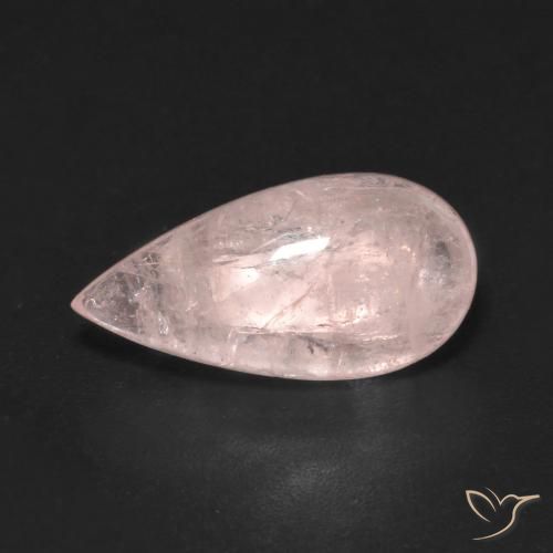4.26 ct Pink Morganite, 15.8 x 8 mm Pear Cut From Afghanistan, Photo A