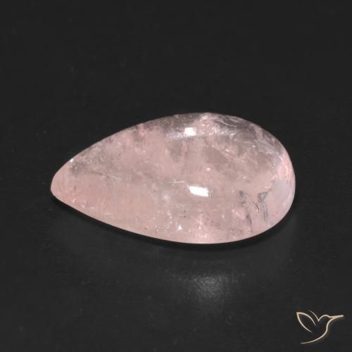 Morganite Gemstone in 14 x 9 mm (calibrated) Size for Sale, Morganite Stone in Light Rose Pink Color