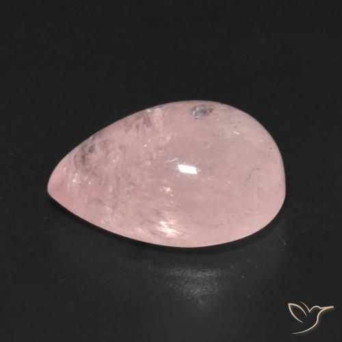 Morganite Gemstone in 15 x 10 mm (calibrated) Size for Sale, Morganite Stone in Coral Pink Color