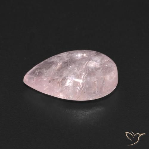 Morganite Gemstone in 12 x 8 mm (calibrated) Size for Sale, Morganite Stone in Rose Pink Color