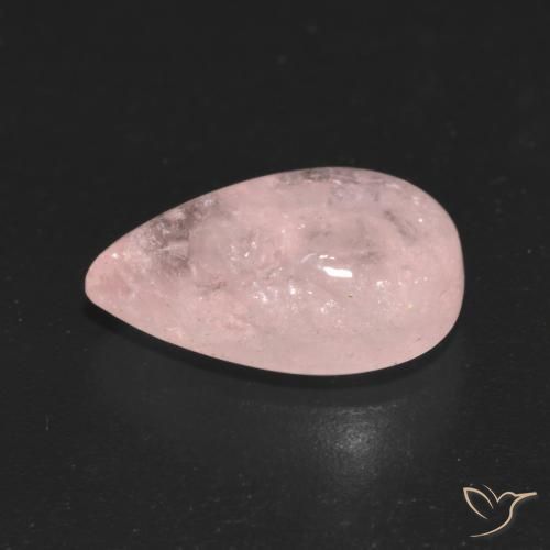Morganite Gemstone in 14 x 9 mm (calibrated) Size for Sale, Morganite Stone in Medium Pink Color