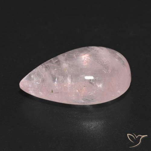 Morganite Gemstone in 16.7 x 10 mm Size for Sale, Morganite Stone in Light Rose Pink Color