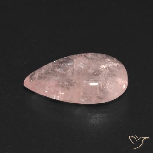 Morganite Gemstone in 14.1 x 8.1 mm Size for Sale, Morganite Stone in Light Pink Color
