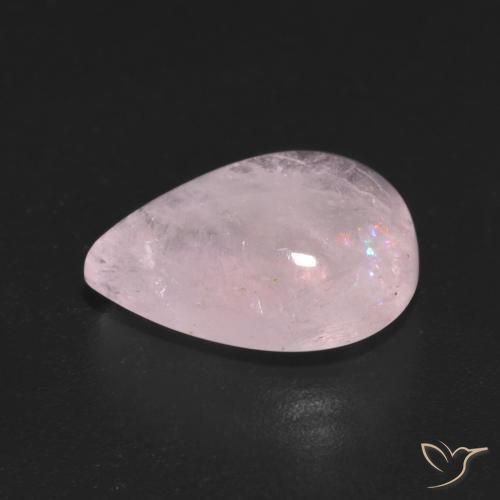 Morganite Gemstone in 14 x 10 mm (calibrated) Size for Sale, Morganite Stone in Light Pink Color