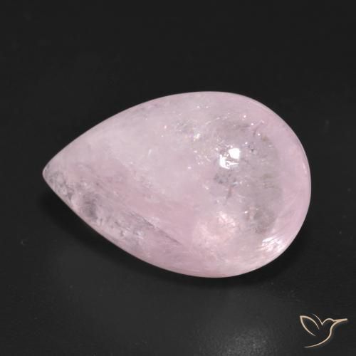 9.65 ct Pink Morganite Stone, Natural Morganite in Pear Cabochon Shape for Sale