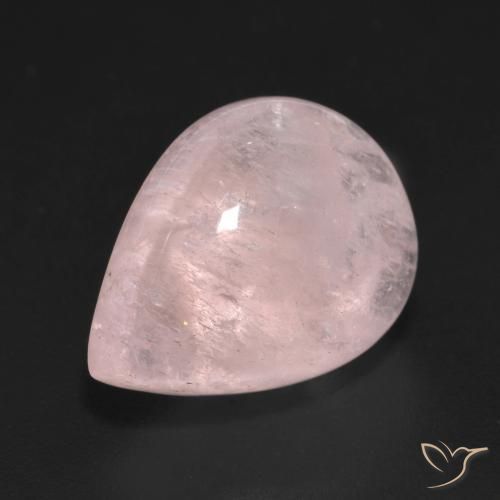 10.00 ct Pink Morganite Stone, Natural Morganite in Pear Cabochon Shape for Sale