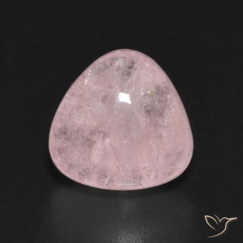 2.89ct Natural Vivid Pink Morganite, Trillion, Transparent