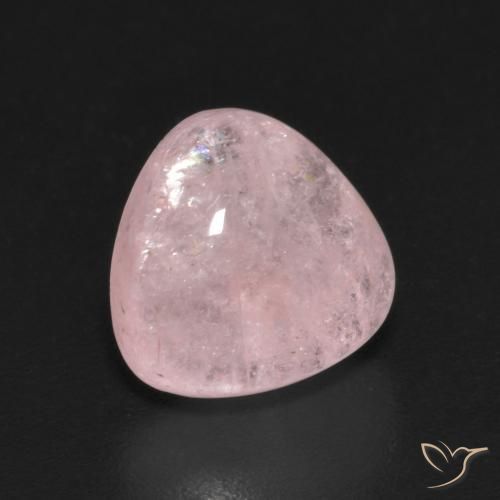 2.89 ct Pink Morganite Stone, Natural Morganite in Trillion Cabochon Shape for Sale