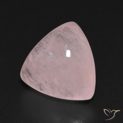 5.63 ct Pink Morganite Stone, Natural Morganite in Trillion Cabochon Shape for Sale