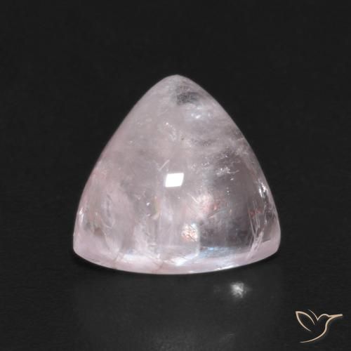 1.93ct Natural Coral Pink Morganite, Trillion, Transparent