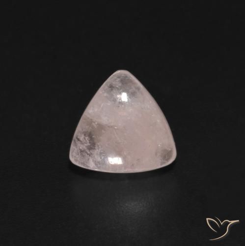 1.7 ct Pink Morganite, 8.3 x 7.9 mm Trillion Cut From Afghanistan, Photo A