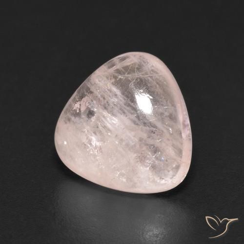 3.01 ct Pink Morganite Stone, Natural Morganite in Trillion Cabochon Shape for Sale