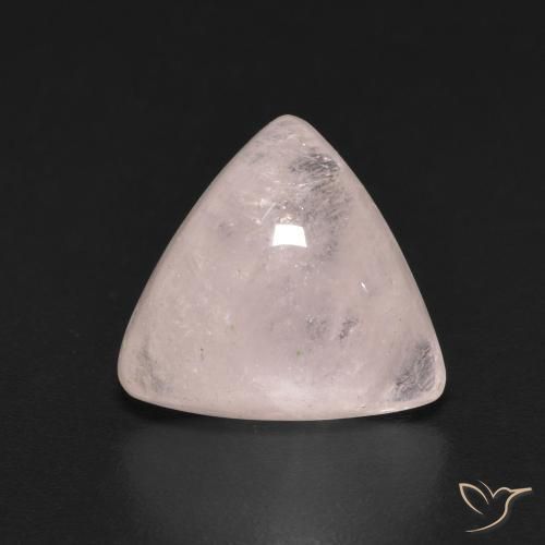 3.15ct Natural Light Pink Morganite, Trillion, Transparent