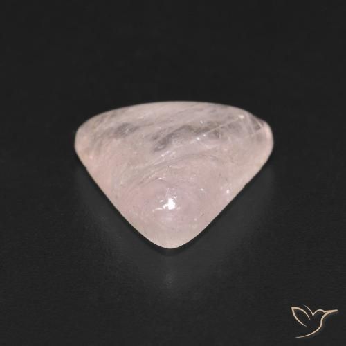 Morganite Gemstone in 10.6 x 9.5 mm Size for Sale, Morganite Stone in Light Pink Color