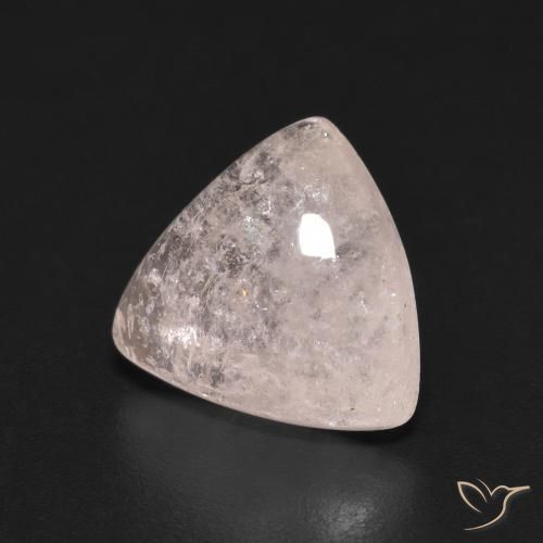 2.83 ct Pink Morganite Stone, Natural Morganite in Trillion Cabochon Shape for Sale