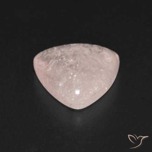Morganite Gemstone in 10.5 x 9.8 mm Size for Sale, Morganite Stone in Flamingo Pink Color