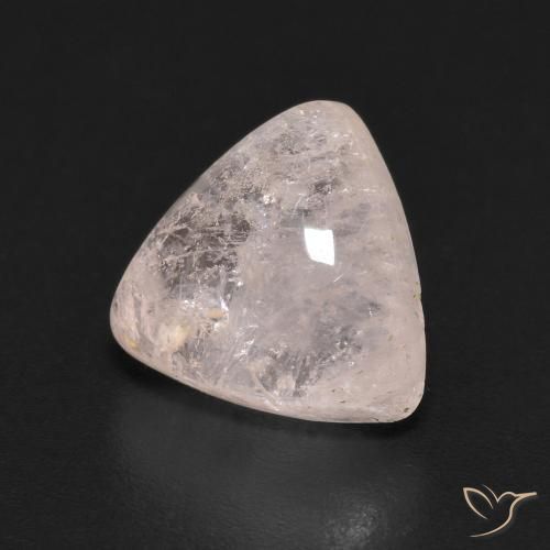 2.28 ct Pink Morganite Stone, Natural Morganite in Trillion Cabochon Shape for Sale