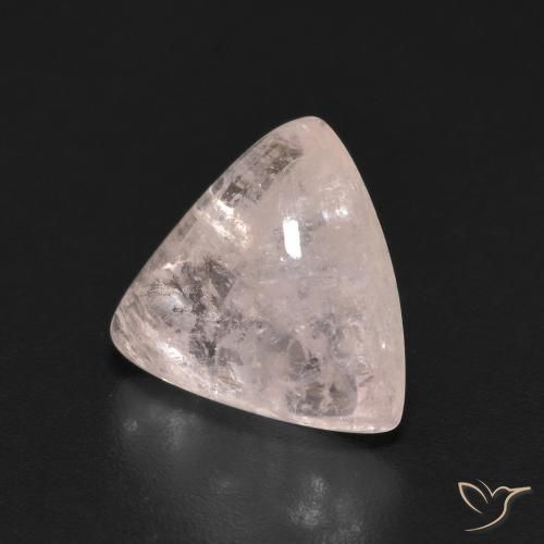 3.09 ct Pink Morganite Stone, Natural Morganite in Trillion Cabochon Shape for Sale